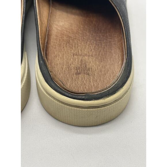 Frye Ivy Mule 3479171-BLK Women US 8M Black Leather Slip On Slide Mules Shoes - Picture 8 of 12